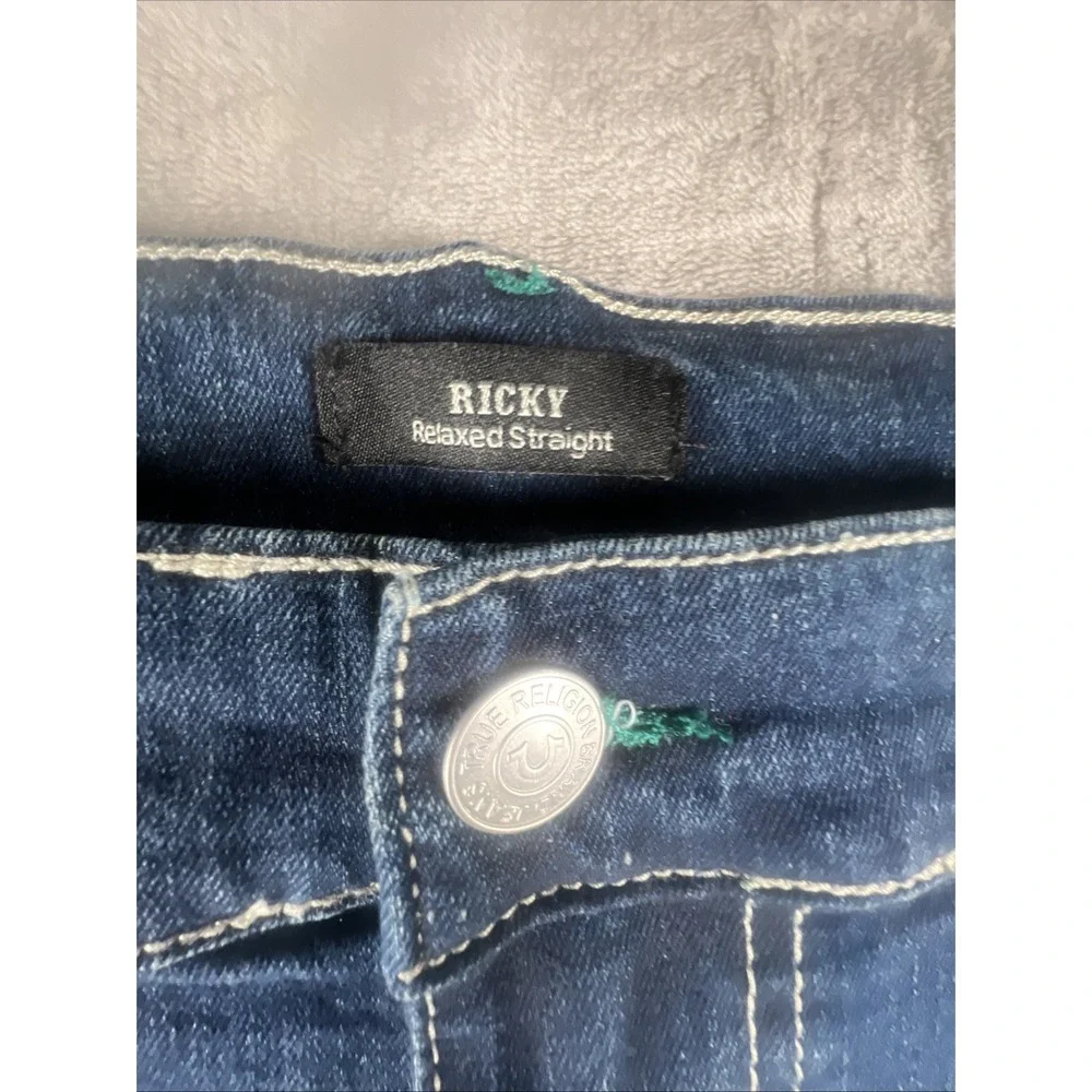 True Religion Ricky Relaxed Straight Jeans - Men's - W40 L34 -‎ New with Tags